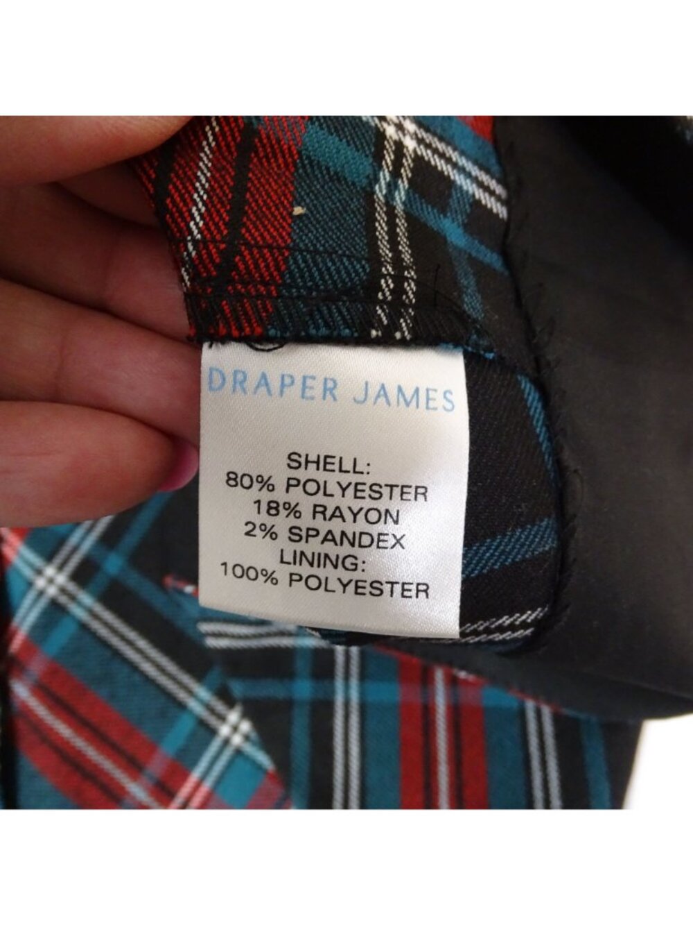 Draper James Sleeveless Tartan Plaid Belted Fit and Flare Dress Size 4 Preppy - Picture 6 of 10